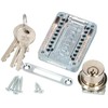 KOTARBAU® Furniture Lock Adjustable 15-40 mm Left and Right Screw-On
