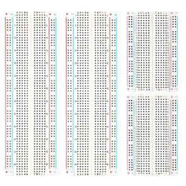 ELEGOO 2PCS 830 Point & 2PCS 400 Point Breadboard Kit Solderless Breadboards for Arduino Bread Boards Electronics for Circuits Projects Prototype Board