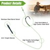 Carp Fishing Hair Rigs Kit - 12pcs Braided Thread Line
