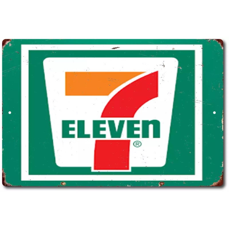 unbranded Vintage Retro Look 7 Seven 11 ELEVEN GAS STATION