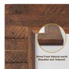 EosGlac Collage Picture Frame 4x6 3 Openings, Wood Plank Design