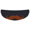 Mustache Universal Perforated Motorcycle Helmet Visor Tint Shield Sticker Decal
