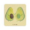 Mr. & Mrs. Panda Bierdeckel Avocado Pärchen 25er Set -