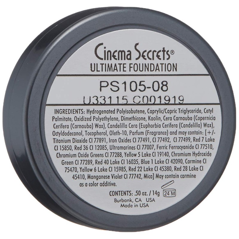 CINEMA SECRETS Pro Cosmetics Ultimate Foundation, 105-08