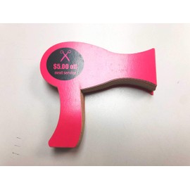 Hair Dyer shaped business cards, Salon Business Cards, Unique Business Cards, Blow Dryer shaped cards, Hair Dryer Business cards, hairdresser business cards, Hair Stylist Cards