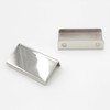 RCH Hardware PL-SS161-50 Solid Stainless Steel Modern Finger Edge Pull,