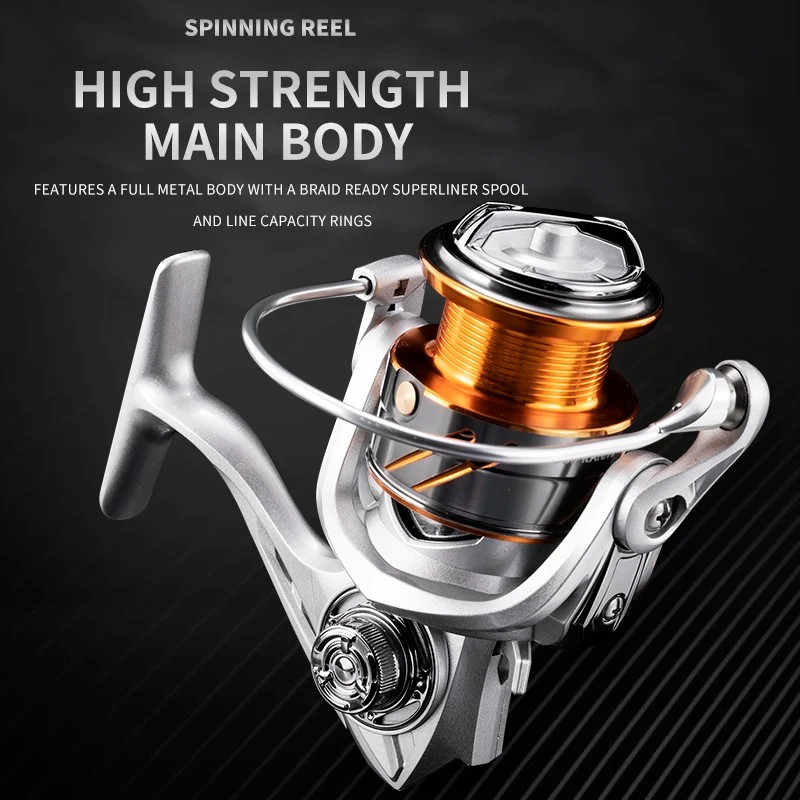 Robnos TC 5.2:1 6BB Hand Aluminum Alloy Spinning Reel Cast