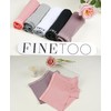FINETOO Boyshort Underwear for Women Cotton Boxer Briefs Full Coverage