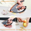 Multifunctional Garlic Presser with Peeler, Meat Hammer, Multifunctional Garlic Press