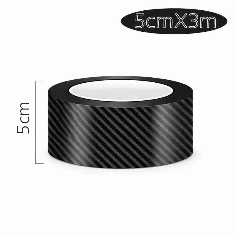 Cinta Protectora Estribo Fibra Carbono Auto Universal 5cm*3m