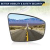 VISMIRROR Car Rearview Right Passenger Side Heated Mirror Glass Replacement