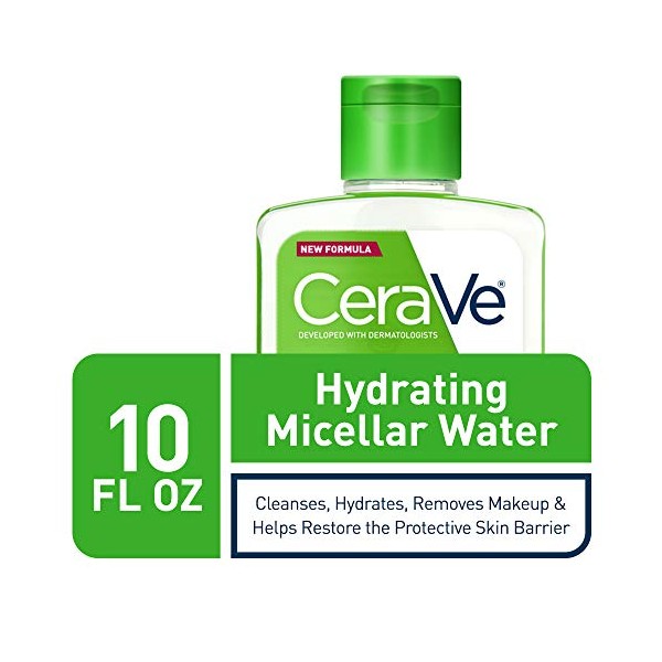 CeraVe Micellar Water New Improved Formula Hydrating Facial Cleanser Eye