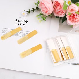 10PCS Saxophone Alto Reeds 2.5, Professional Alto Sax Reed Thinner Reed Tip for Advanced Cutting Technology for Saxophone Beginner and Player