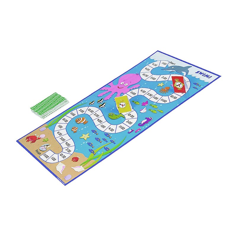 Carson Dellosa What Time Is It? Judy Clock 4pc Board