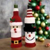 fonefunshop Festive Father Christmas & Snowman Bottle Cover