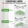 L Shaped Shower Curtain Rod - [39''-52.5''] x [71''-85''] Adjustable