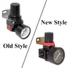 beduan Br4000 Air Compressor Regulator Combo, Manual Drain With Bracket,