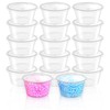 XINGLIAN 400 Pieces 4 oz Clear Small Plastic Containers with