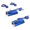 1 Pair Handlebar Bike Mirror 360 Degree Rotatable Scratch Resistant