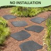 Sekcen 3 Pack Rubber Stepping Stones Outdoor Garden Rubber Pavers