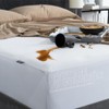 REAL TEXTIL Cubre Colchón Protector Impermeable Ajuste 45 cm King