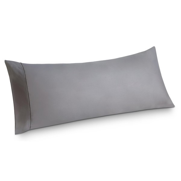 Bedsure Body Pillow Case Cover - Grey Polyester Microfiber Long