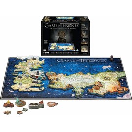 4D Cityscape Game of Thrones House of the Dragon 3D Puzzle Map of Westeros & Essos NEW