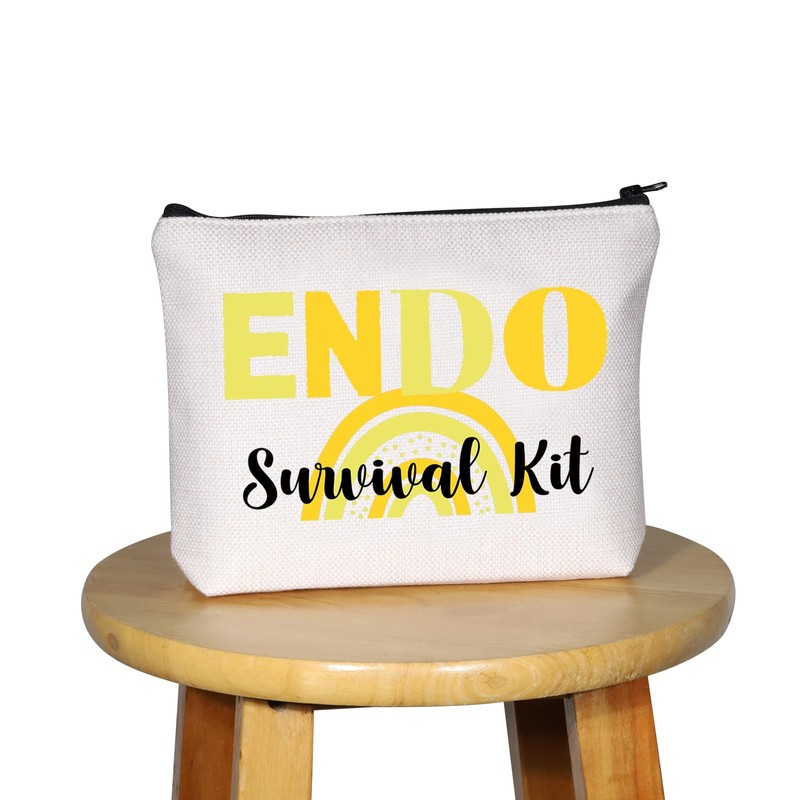 PYOUL Endometriosis Gift ENDO Survival Kit Makeup Bag Endometriosis Warrior