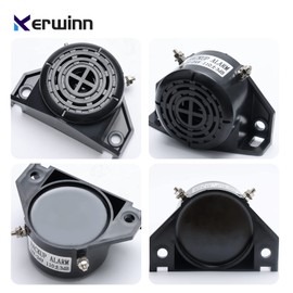 KERWINN 2PCS Backup Alarm 12V-24V 110±3DB,Waterproof Beeper Backup Alarm for Trucks,forklifts,Van Heavy Equipment (reversing Alarms for Vehicles)