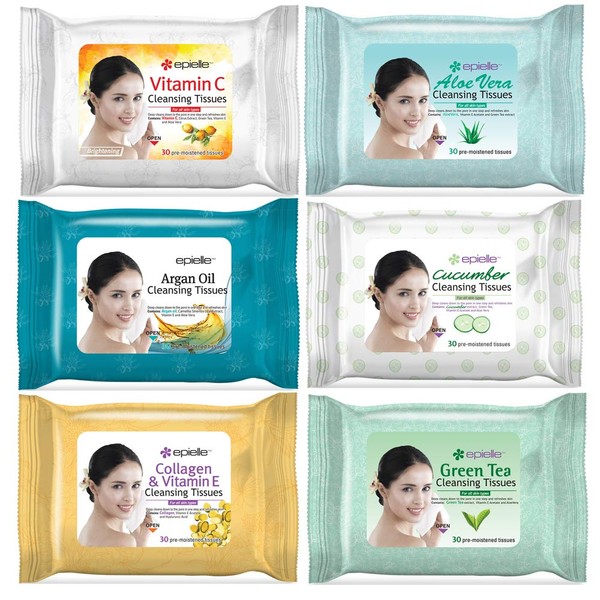 Epielle OG Makeup Remover Cleansing Wipes Tissue | Gentle for