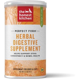 The Honest Kitchen Human Grade Perfect Form Herbal Digestive Supplement for Dogs & Cats, 3.2 Ounces