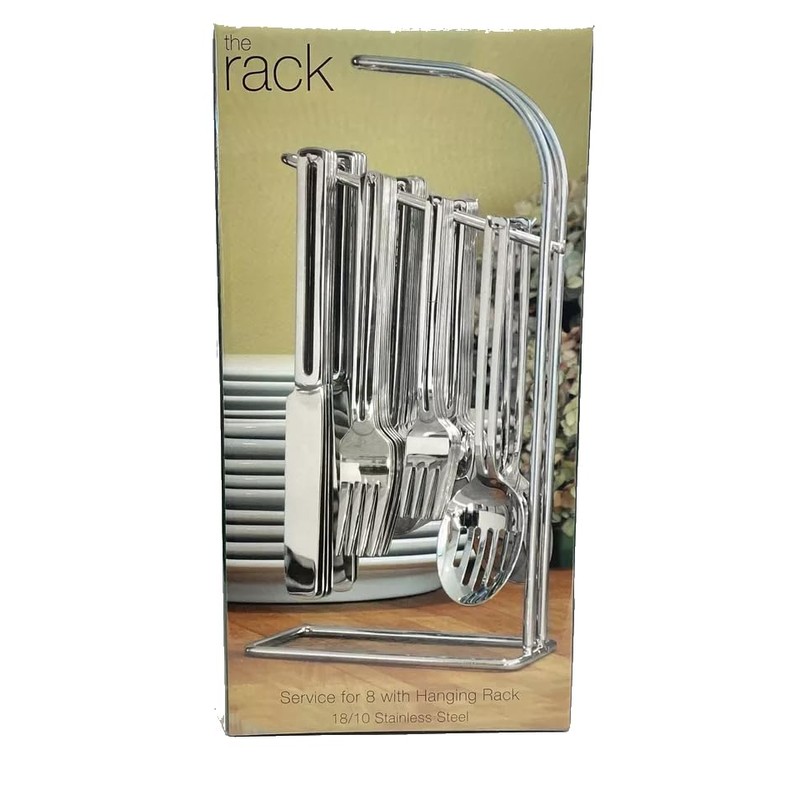 St. James The Rack 42pc 18/10 Stainless Steel Flatware Set