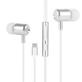 TRON Wired Headphone Type-C  Connector, Microphone, Noise-Isola Carrying case Include