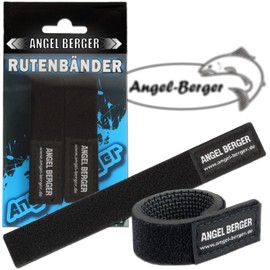 Angel-Berger Rod Velcro Strap Rod Bands 10x Neoprene Rod Strap Fishing Set of 2
