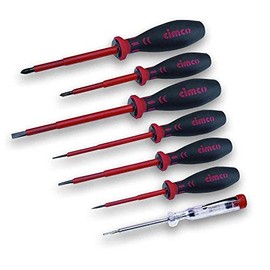Cimco 117800 Screwdriver Set for Electricians 7-Piece