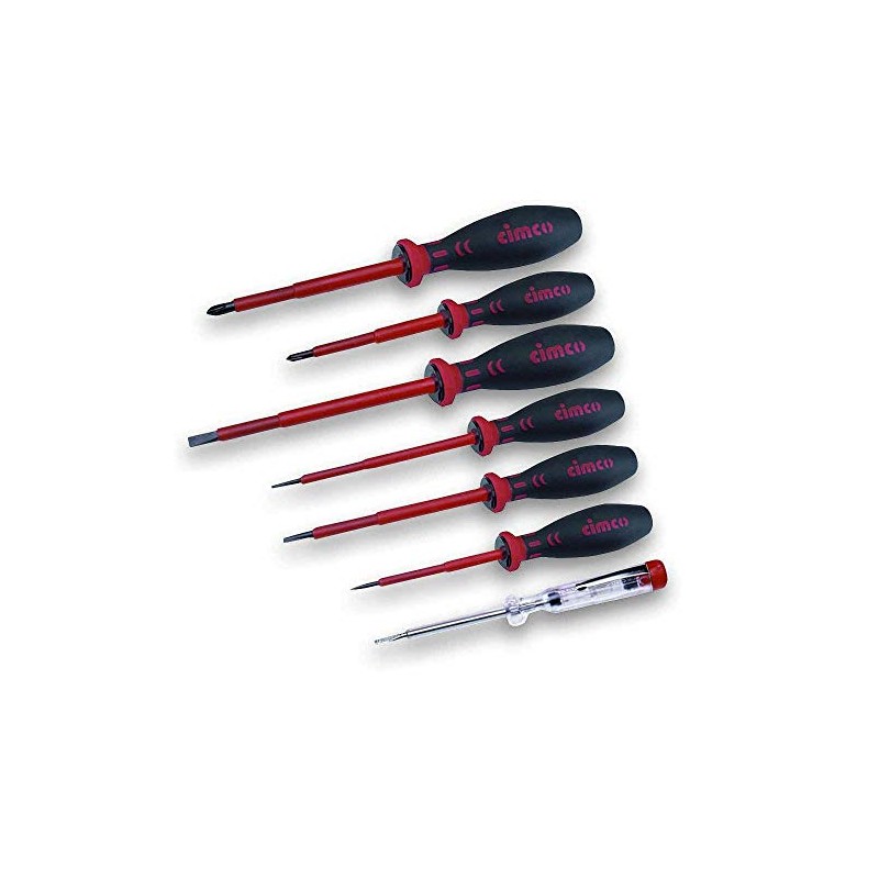 Cimco 117800 Screwdriver Set for Electricians 7-Piece