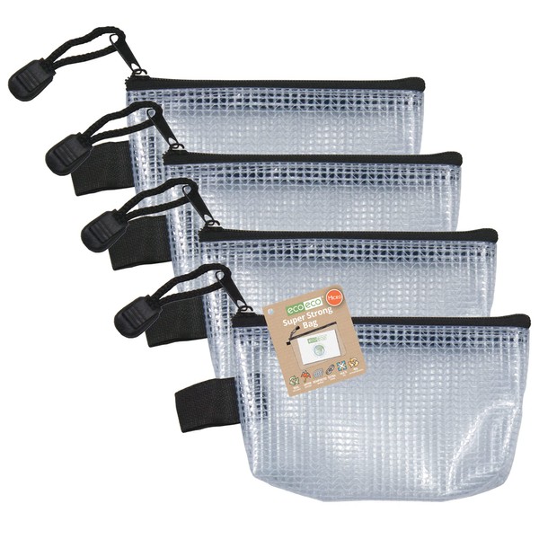 eco-eco Micro 95% Recycled Super Strong Bag, Waterproof Mesh Tuff