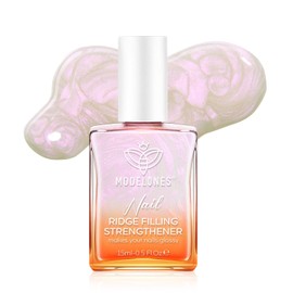 Modelones Nail Hardener Extra Strong 8-in-1, Nail Care Products, Nail Hardener for Brittle Nails, Groove Filler, Nail Repair, Nail Growth Formulas, Nail Strengthener, Nail Hardener, Base Coat 15 ml,