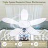 Simple Deluxe 20” Box Floor Fan, 3-Speed Cooling Fan with