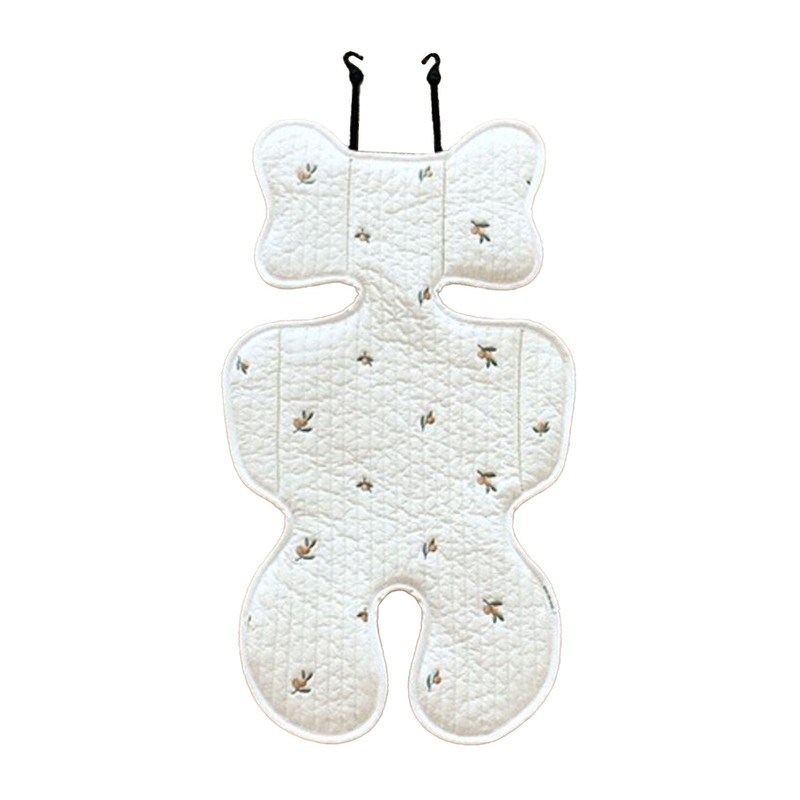 Soft Baby Stroller Seat Cushion Breathable Pure Cotton Infant Car
