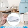 PATIKIL 5" Diameter Felt Furniture Pads, 8 Pack 1/5" Thick
