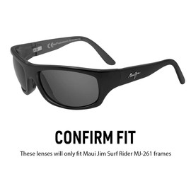 IKON LENSES Polarized Replacement Lenses For Maui Jim Surf Rider MJ261 Sunglasses (Rose Gold)