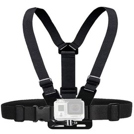Walway Adjustable Chest for Mount Harness Most Action Cameras, Fully Adjustable Strap Size