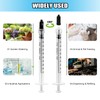 30 Pack 1ml Plastic Syringes without Needle, Luer Lock Syringes