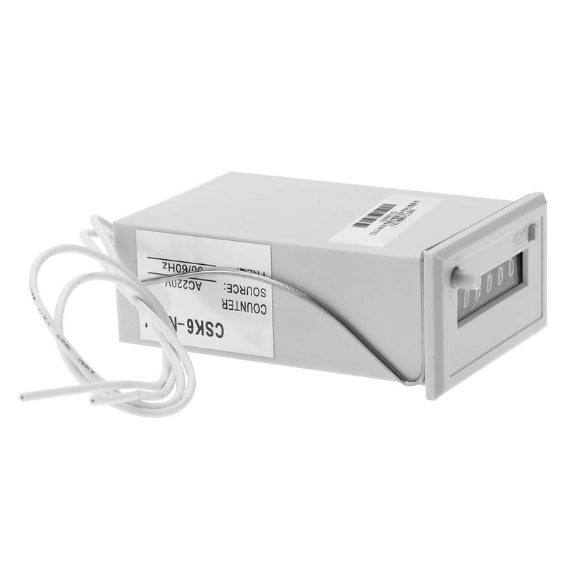CSK6-NKW Contador electromagnético,Contador de pulsos de 6 dígitos AC220V /