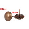 Sourcingmap 19mm x 23mm Iron Round Dome Head Upholstery Thumb