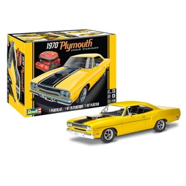 Revell 14531 '70 Plymouth Road Runner 1:24 Escala 77 piezas Habilidad Nivel 5 Modelo Kit de construcción de coche, color blanco