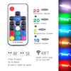 AIBOO LED Under Cabinet Bookshelf Lights Kit for Glass Edge