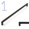 KOOFIZO Solid Square Bar Cabinet Handle - Oil Rubbed Bronze