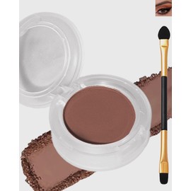 Single Matte Eyeshadow, Light Cocoa Nude Eye Shadow Brown Palette Makeup for Older Women, High Pigment Waterproof Pressed Eye Shadows Powder with Smooth Lightweight,Blendable for Daily Eye Look-214